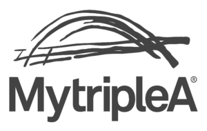 MytripleA logo grey